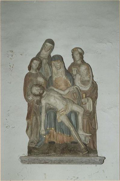 groupe sculpté : La Descente de Croix, vue générale - © Ministère de la Culture (France), Médiathèque du patrimoine et de la photographie (objets mobiliers), tous droits réservés