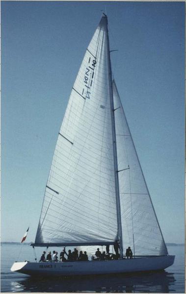 bateau de plaisance dit France I, vue générale