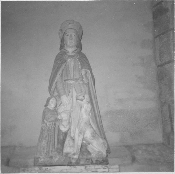 statue : saint Roch, vue générale