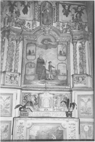 retable latéral, vue générale