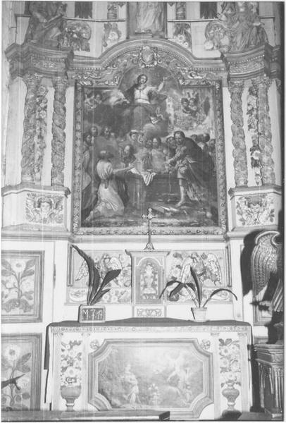 retable latéral, vue générale