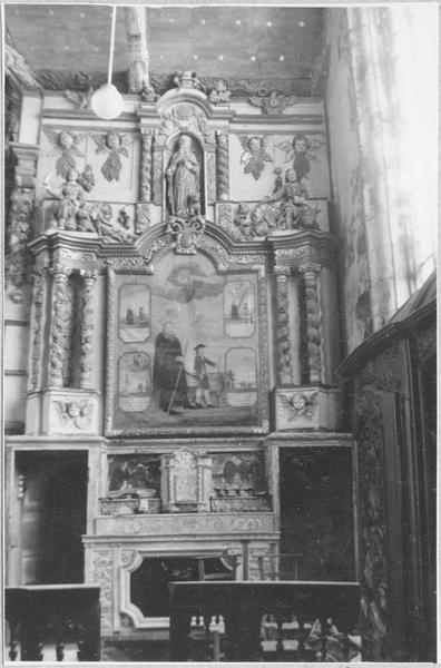 retable latéral sud, vue générale