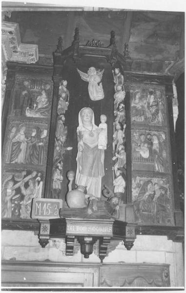 statue : Vierge à l'enfant dite Notre-Dame de Bon-Secours, vue générale