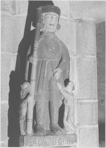 statue : saint Roch, vue générale - © Ministère de la Culture (France), Médiathèque du patrimoine et de la photographie (objets mobiliers), tous droits réservés