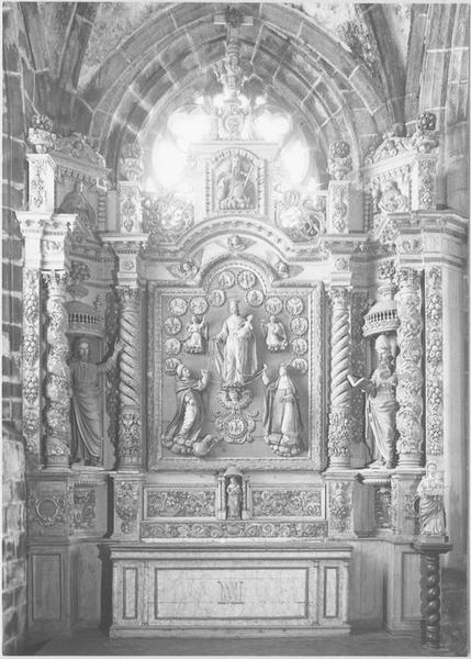 autel et retable du Rosaire, vue générale - © Ministère de la Culture (France), Médiathèque du patrimoine et de la photographie (objets mobiliers), tous droits réservés