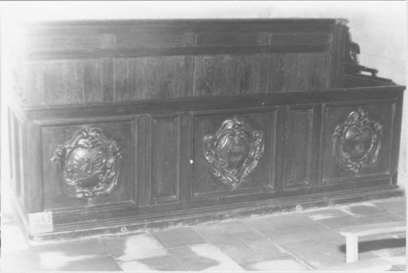 banc seigneurial, vue générale