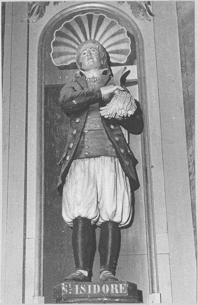 statue : saint Isidore, vue générale - © Ministère de la Culture (France), Médiathèque du patrimoine et de la photographie (objets mobiliers), tous droits réservés