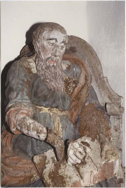 statue : saint Marc, vue partielle - © Ministère de la Culture (France), Médiathèque du patrimoine et de la photographie (objets mobiliers), tous droits réservés