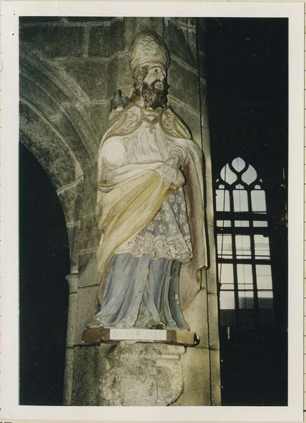 statue : Saint Servais, vue générale - © Ministère de la Culture (France), Médiathèque du patrimoine et de la photographie (objets mobiliers), tous droits réservés