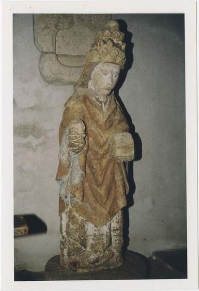 statue : Saint Tugdual, vue générale - © Ministère de la Culture (France), Médiathèque du patrimoine et de la photographie (objets mobiliers), tous droits réservés