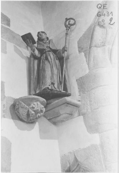 statue : saint Philibert, vue générale - © Ministère de la Culture (France), Médiathèque du patrimoine et de la photographie (objets mobiliers), tous droits réservés