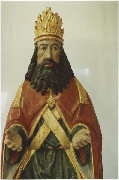 statue : Dieu le Père, vue partielle - © Ministère de la Culture (France), Médiathèque du patrimoine et de la photographie (objets mobiliers), tous droits réservés