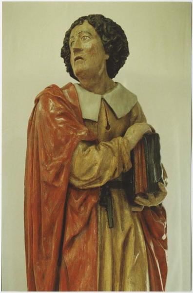 statue : saint Jean, vue partielle - © Ministère de la Culture (France), Médiathèque du patrimoine et de la photographie (objets mobiliers), tous droits réservés