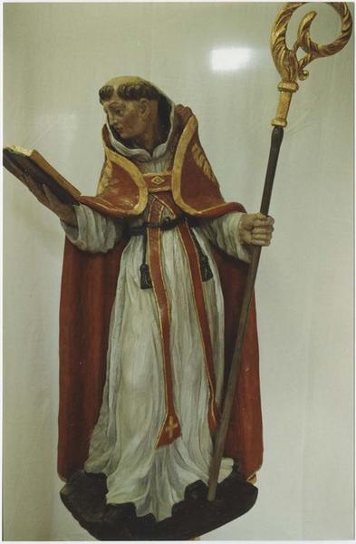 statue : saint Philibert, vue générale - © Ministère de la Culture (France), Médiathèque du patrimoine et de la photographie (objets mobiliers), tous droits réservés