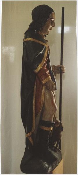 statue : saint Roch, vue générale - © Ministère de la Culture (France), Médiathèque du patrimoine et de la photographie (objets mobiliers), tous droits réservés
