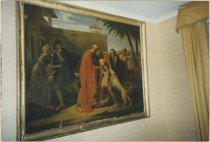 tableau : le retour de l'enfant prodigue, vue générale - © Ministère de la Culture (France), Médiathèque du patrimoine et de la photographie (objets mobiliers), tous droits réservés