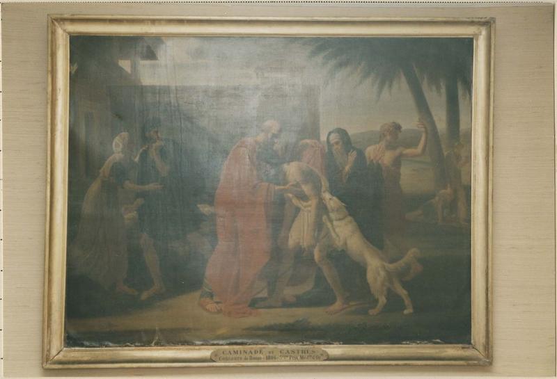 tableau : le retour de l'enfant prodigue, vue générale - © Ministère de la Culture (France), Médiathèque du patrimoine et de la photographie (objets mobiliers), tous droits réservés