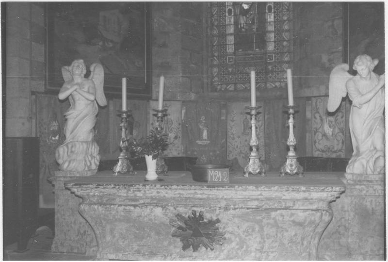 autel (maître-autel), vue partielle - © Ministère de la Culture (France), Médiathèque du patrimoine et de la photographie (objets mobiliers), tous droits réservés