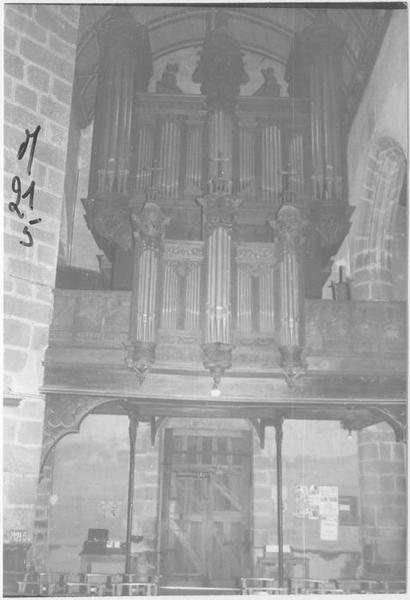 orgue de tribune : buffet d'orgue, vue générale