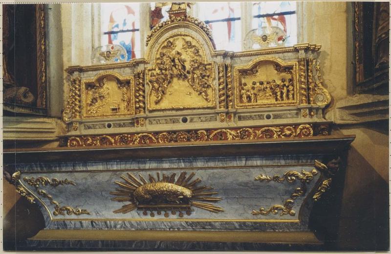 autel, retable (maître-autel), vue générale - © Ministère de la Culture (France), Médiathèque du patrimoine et de la photographie (objets mobiliers), tous droits réservés