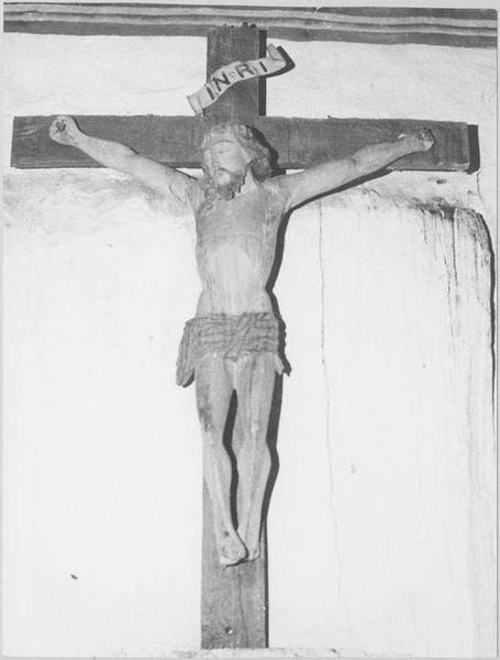 statue : Christ en croix, vue générale - © Ministère de la Culture (France), Médiathèque du patrimoine et de la photographie (objets mobiliers), tous droits réservés