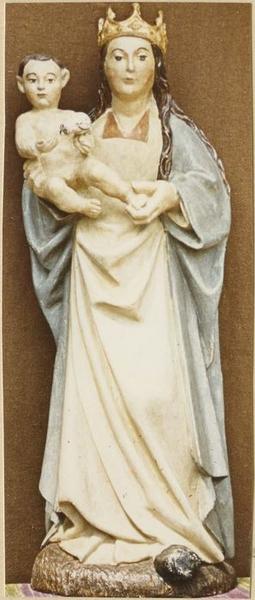 statue : Vierge à l'enfant, vue générale - © Ministère de la Culture (France), Médiathèque du patrimoine et de la photographie (objets mobiliers), tous droits réservés