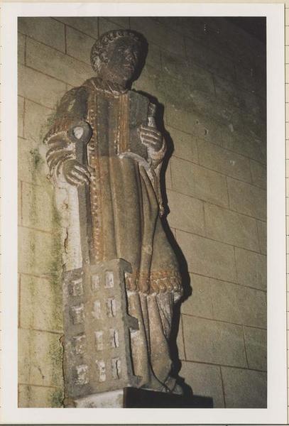 statue : saint Laurent, vue générale