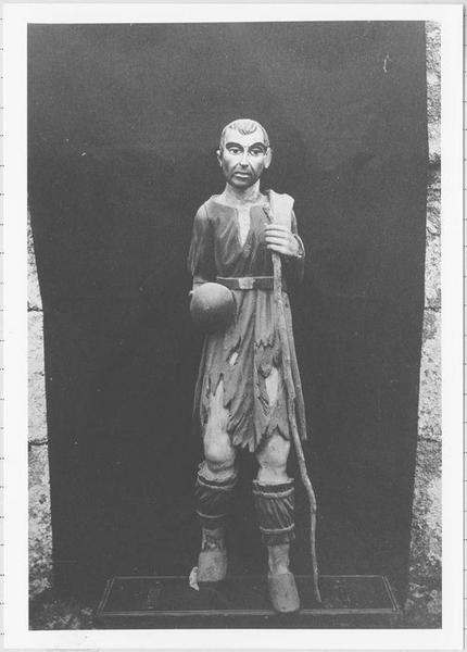 statue : saint mendiant, vue générale - © Ministère de la Culture (France), Médiathèque du patrimoine et de la photographie (objets mobiliers), tous droits réservés