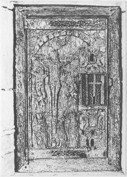 tabernacle (sacraire), détail de la porte