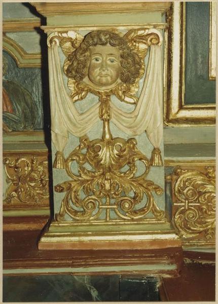 retable latéral nord, détail