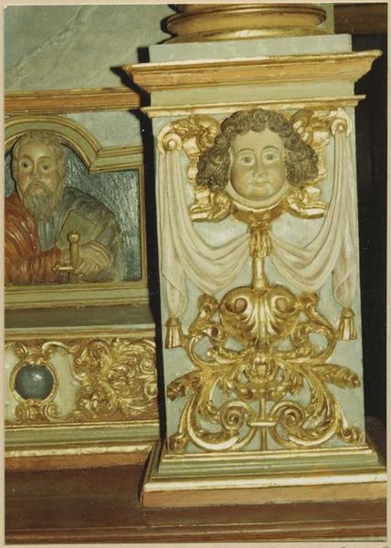 retable latéral nord, détail