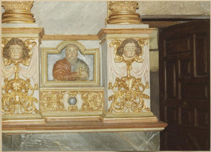 retable latéral nord, détail