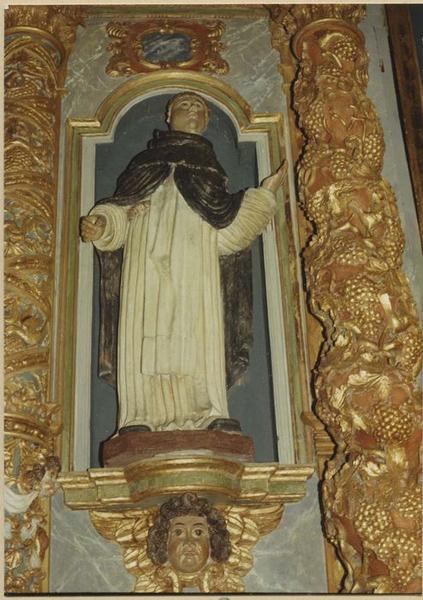 retable latéral nord, détail