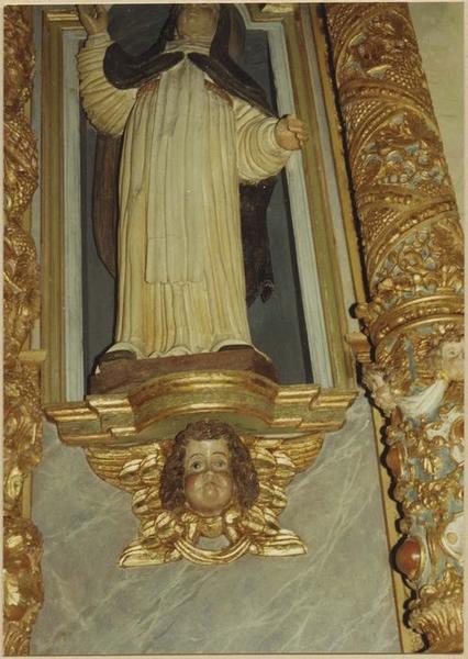 retable latéral nord, détail