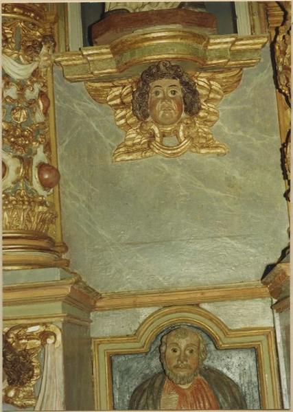 retable latéral nord, détail