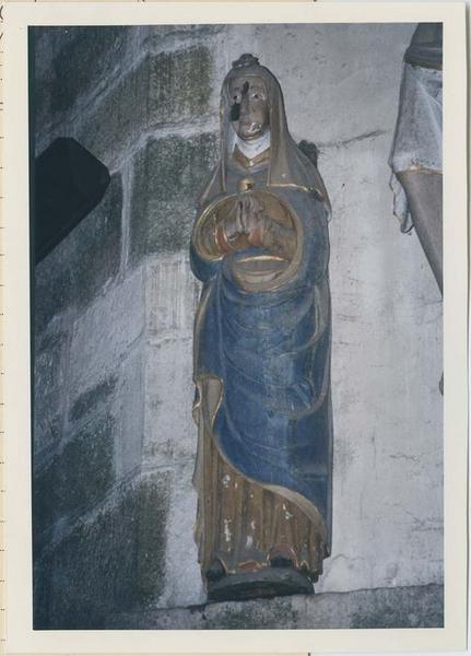 statue : Vierge de calvaire, vue générale