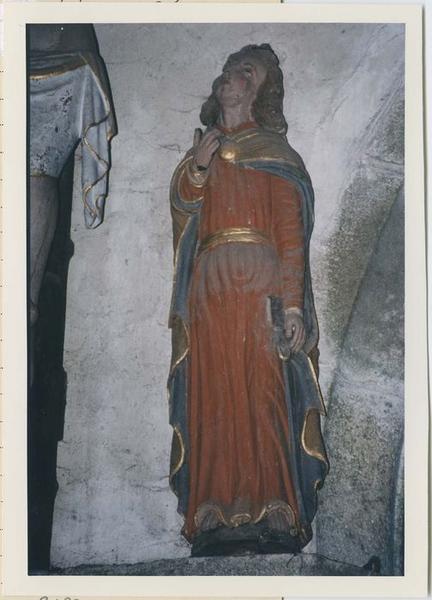 statue : saint Jean, vue générale