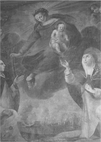 tableau : le Rosaire, vue partielle