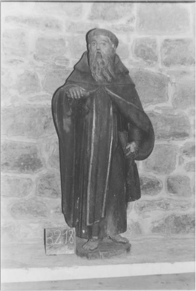 statue : saint moine, vue générale - © Ministère de la Culture (France), Médiathèque du patrimoine et de la photographie (objets mobiliers), tous droits réservés