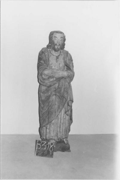 statue (demi-nature) : saint Languis, vue générale - © Ministère de la Culture (France), Médiathèque du patrimoine et de la photographie (objets mobiliers), tous droits réservés