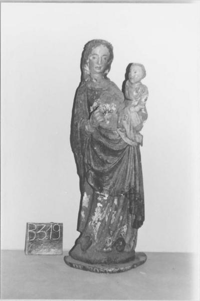 statue : Vierge à l'enfant, vue générale - © Ministère de la Culture (France), Médiathèque du patrimoine et de la photographie (objets mobiliers), tous droits réservés
