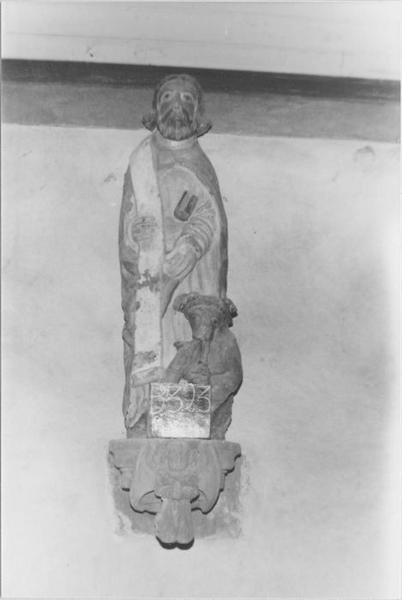 statue : saint Luc, vue générale - © Ministère de la Culture (France), Médiathèque du patrimoine et de la photographie (objets mobiliers), tous droits réservés