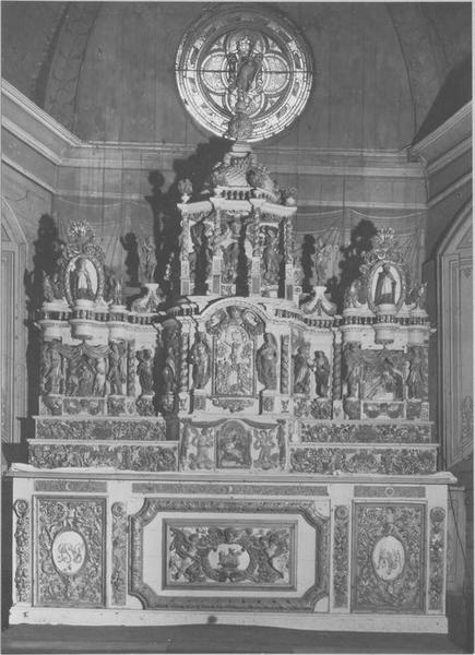 autel, retable (maître-autel), vue générale