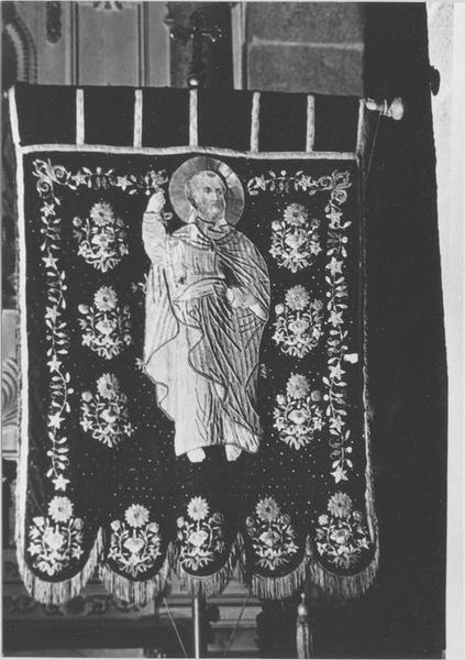 bannière de procession dite de la Sainte Famille, vue générale
