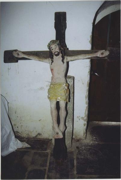 statue : Christ en croix, vue générale - © Ministère de la Culture (France), Médiathèque du patrimoine et de la photographie (objets mobiliers), tous droits réservés