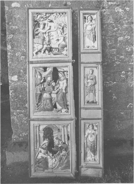 retable de la Vierge à l'enfant, détail