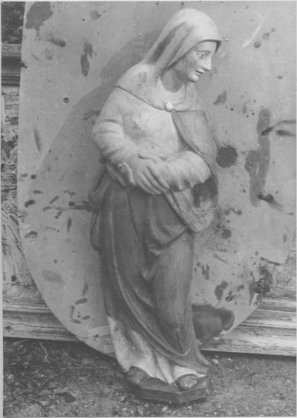 jubé, statue : Vierge de calvaire, vue générale