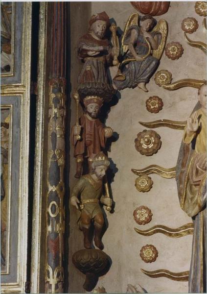 retable de la Vierge à l'enfant, détail