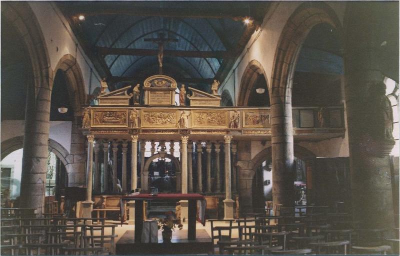 jubé, clôture de choeur, vue générale