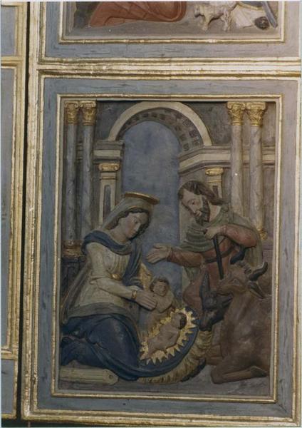 retable de la Vierge à l'enfant, détail